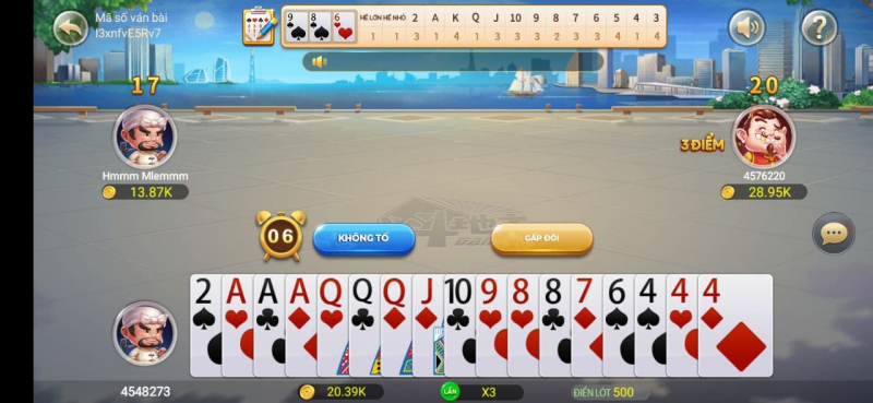 So bài địa chủ khi chơi game 