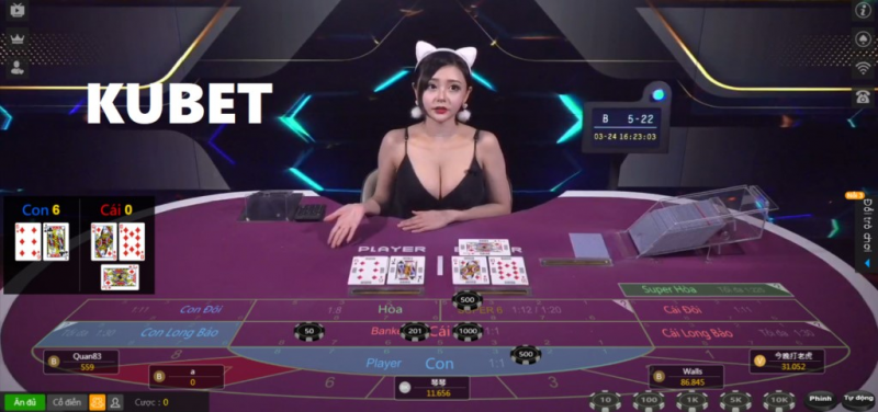 Cách tính điểm trong Baccarat đổi thưởng